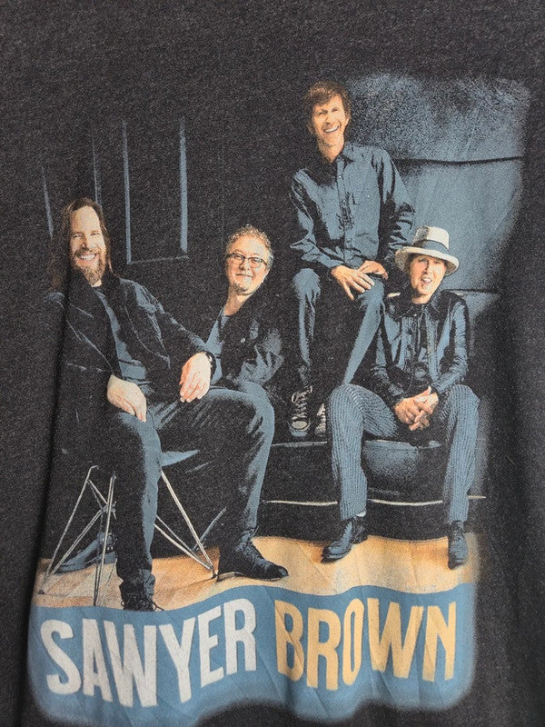T-shirt Sawyer Brown Concert Cotton Heritage Gris Taille M