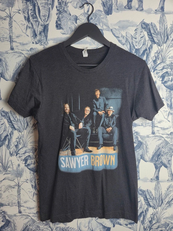 T-shirt Sawyer Brown Concert Cotton Heritage Gris Taille M