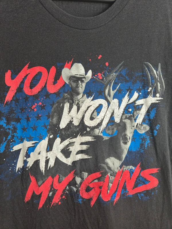 T-shirt Justin Moore Country Music Merch Gris S Bella+canvas