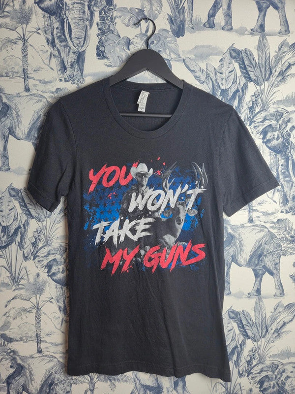T-shirt Justin Moore Country Music Merch Gris S Bella+canvas