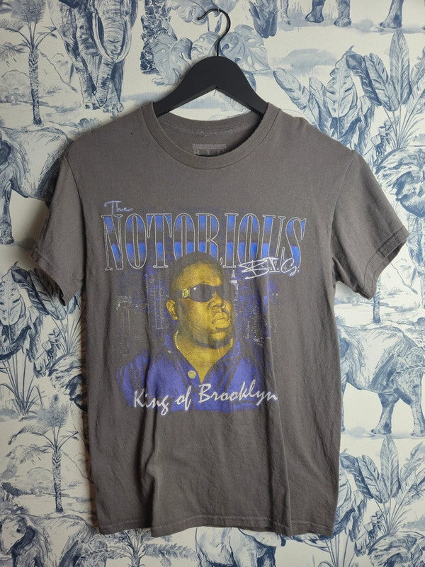 T-shirt Notorious Big King Of Brooklyn Gris Taille S