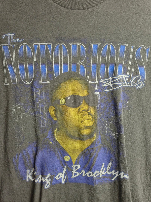 T-shirt Notorious Big King Of Brooklyn Gris Taille S