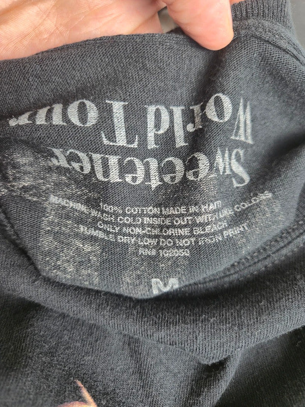 T-shirt noir Ariana Grande Sweetener World Tour God Is A Woman M