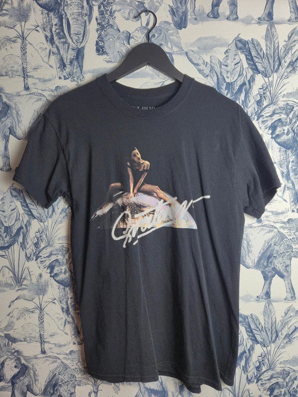 T-shirt noir Ariana Grande Sweetener World Tour God Is A Woman M