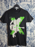 T-shirt Ed Sheeran Concert Tournée X Rock Me Noir Vert Taille S Vintage