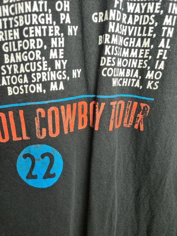 T-shirt Jason Aldean Rock N' Roll Cowboy Tour 2022 Noir Taille L