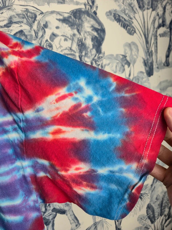 T-shirt Vintage Grateful Dead Tie-dye 1990 Steamboat Co Xl Bleu