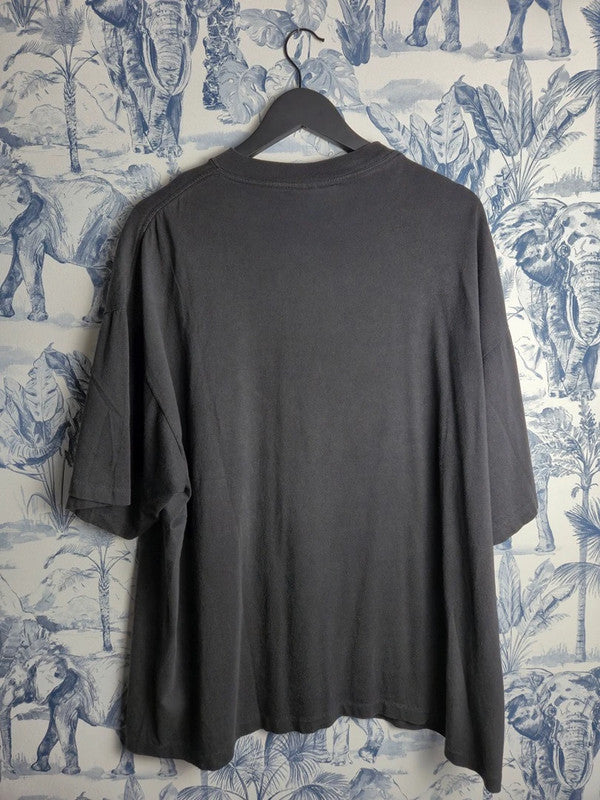 T-shirt Vintage Nutmeg Pittsburgh Steelers Nfl 1993 Xl Noir