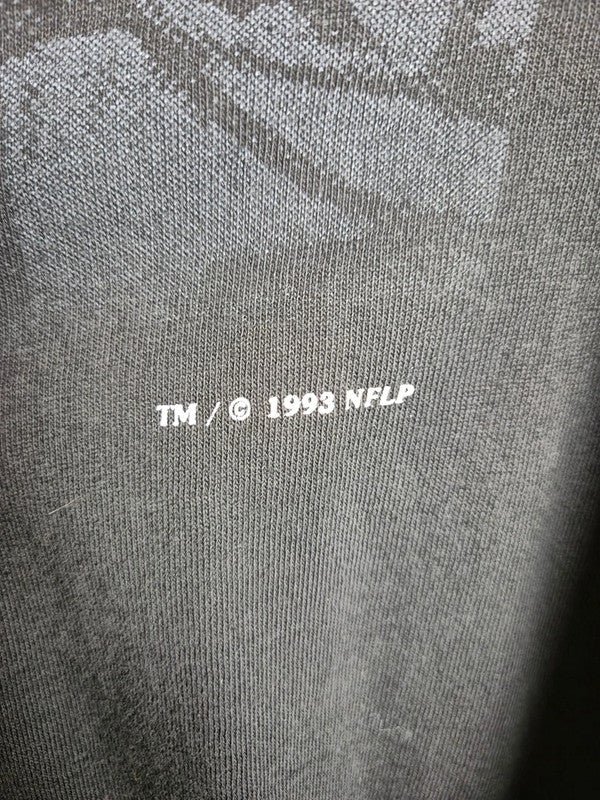T-shirt Vintage Nutmeg Pittsburgh Steelers Nfl 1993 Xl Noir