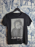 T-shirt noir Jeff Panacloc Jean-marc Il est content Humour