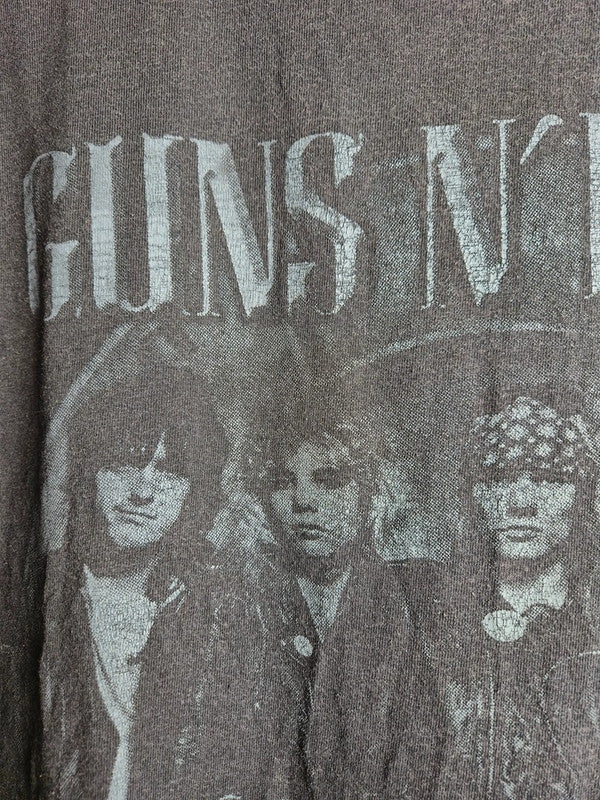 T-shirt Guns N' Roses Vintage 90's Gris Taille M Rock Style