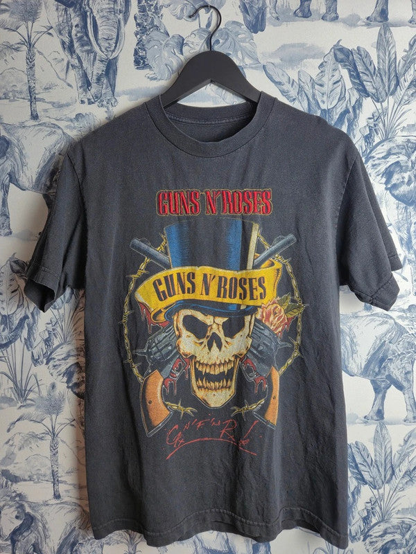 T-shirt Guns N' Roses Vintage 90's Gris Taille M Rock Style