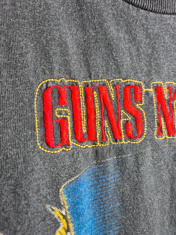 T-shirt Guns N' Roses Vintage 90's Gris Taille M Rock Style
