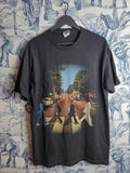 T-shirt Vintage The Beatles Abbey Road 2005 Noir Coton Imprimé Taille L