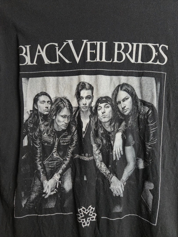 T-shirt Black Veil Brides Bay Island Sportswear noir M vintage rock metal