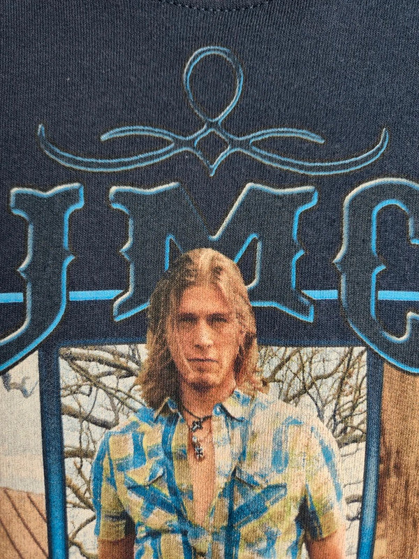 T-shirt Vintage Gildan Jason Michael Carroll Tour 2012 Bleu Marine Taille M