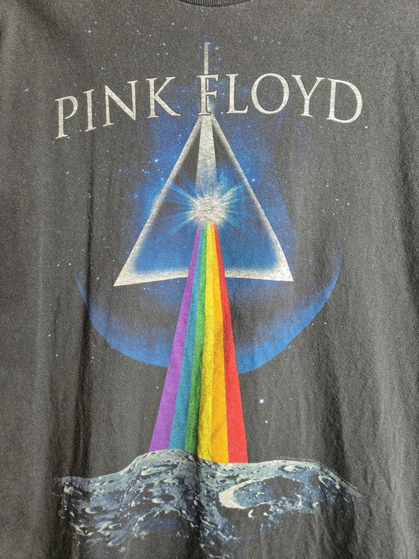 T-shirt Rock Pink Floyd Liquid Blue Vintage Noir Taille L