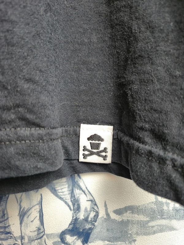 T-shirt Johnny Cupcakes Suitcase Tour 2010 Parody Wu-tang Noir L
