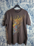 T-shirt Zion Rootswear Willie Nelson Vintage Marron Taille L Style Outlaw Music