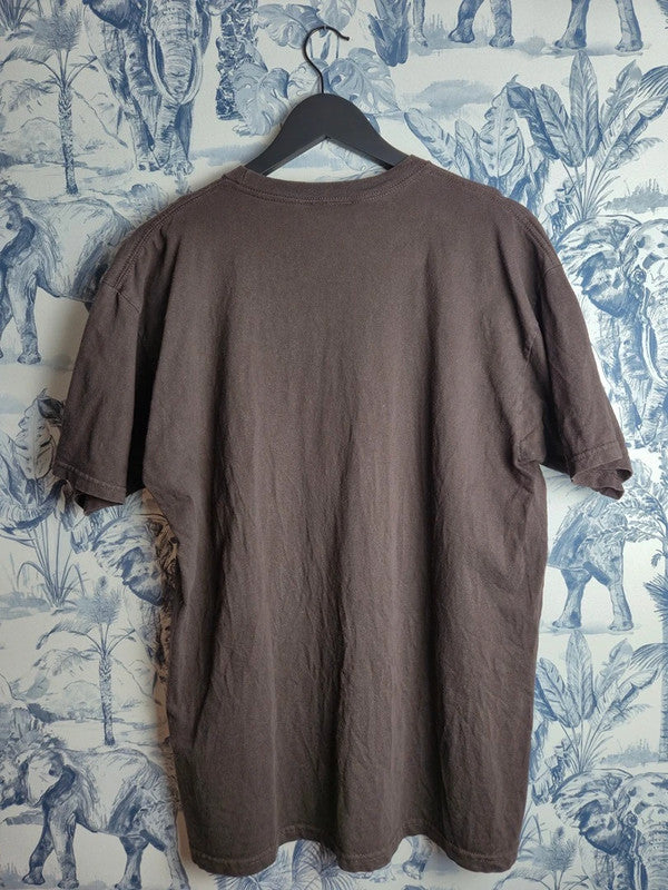 T-shirt Zion Rootswear Willie Nelson Vintage Marron Taille L Style Outlaw Music