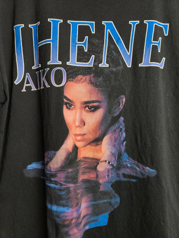 T-shirt Noir Jhene Aiko Yazbek Style Vintage Rap Streetwear Taille L