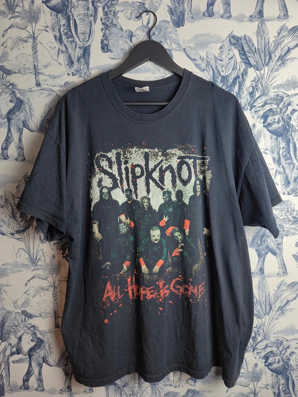 T-shirt Slipknot All Hope Is Gone Vintage Jerzees Noir 2xl