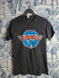 T-shirt Tultex Van Halen Noir Logo Vintage Rock Band Musique Taille S