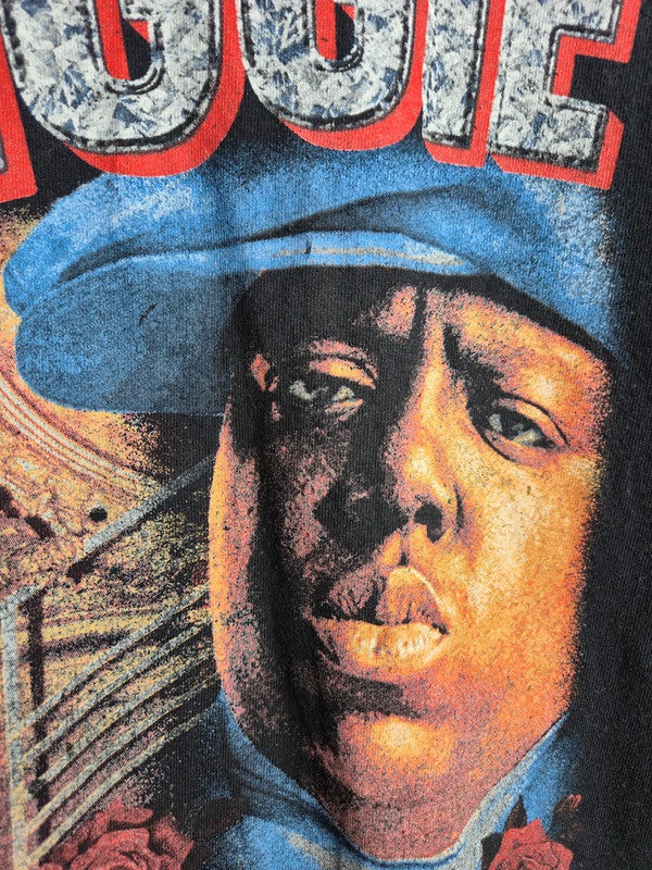 T-shirt Biggie Smalls Notorious Big Noir Taille Xl Vintage