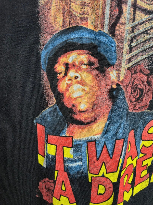 T-shirt Biggie Smalls Notorious Big Noir Taille Xl Vintage