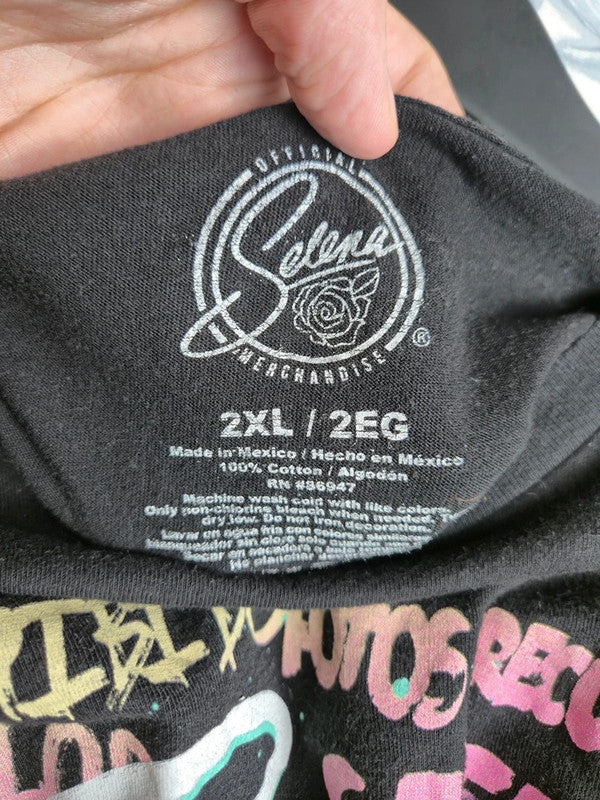 T-shirt Selena Quintanilla Noir Official Merchandise Style Vintage 2xl Graphic