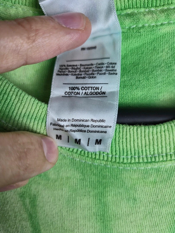 T-shirt Jonas Brothers Vert Tie Dye Merch Officiel Taille M Fan Music