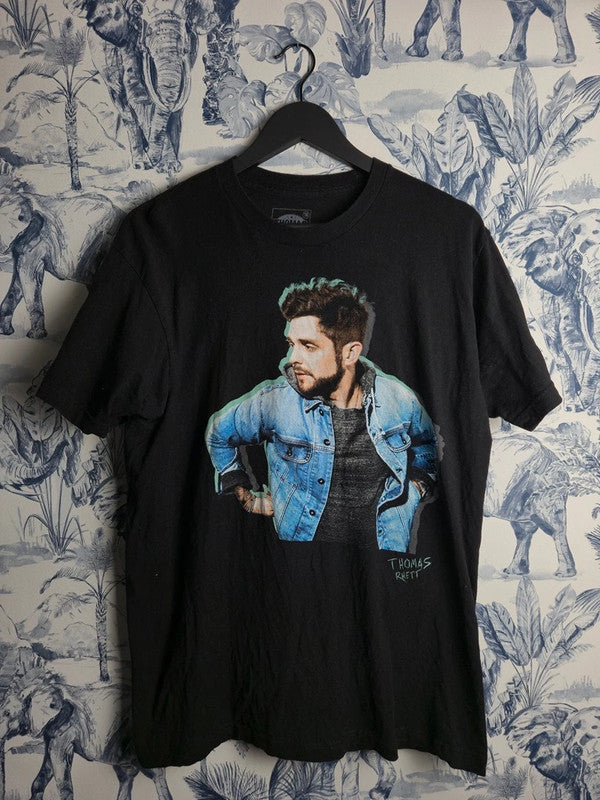 T-shirt Thomas Rhett Tour 2017 Noir Taille L Style Musique