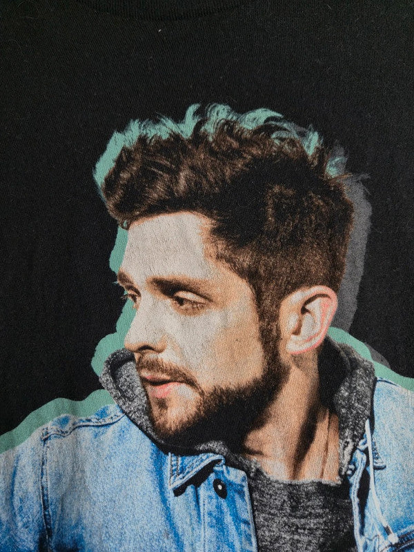 T-shirt Thomas Rhett Tour 2017 Noir Taille L Style Musique
