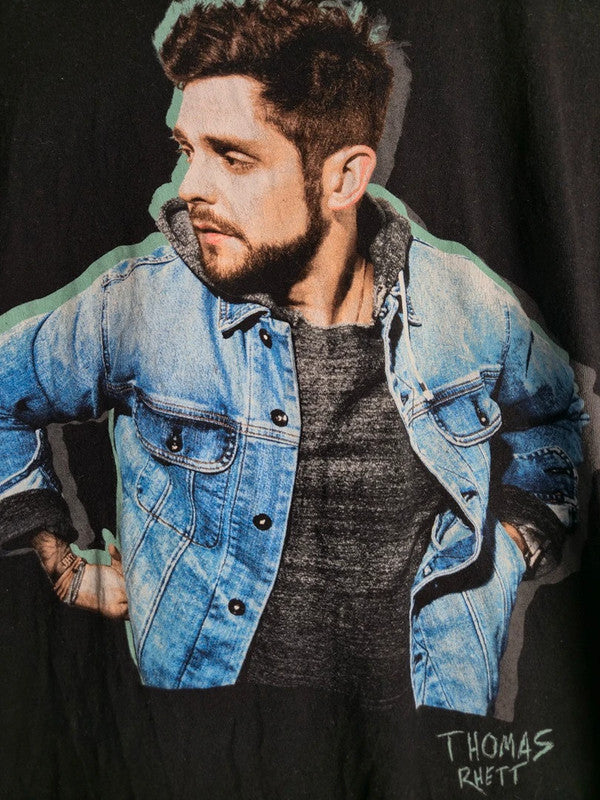 T-shirt Thomas Rhett Tour 2017 Noir Taille L Style Musique