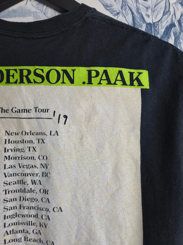 T-shirt Anderson .paak Tournée 2019 Best Teef In The Game Noir M