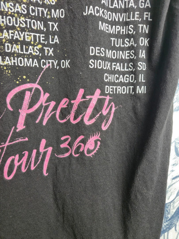 T-shirt Carrie Underwood Cry Pretty Tour 360 Noir Taille S