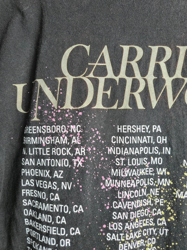 T-shirt Carrie Underwood Cry Pretty Tour 360 Noir Taille S