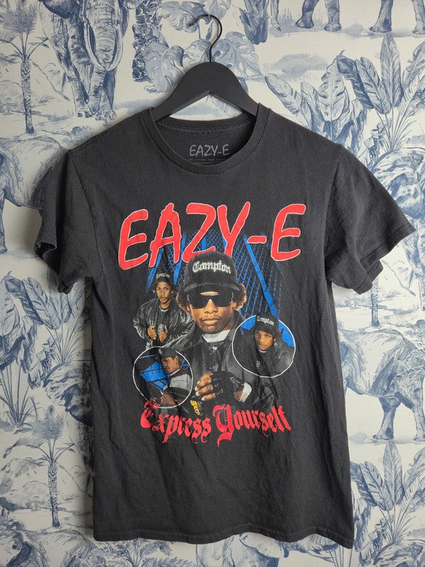 T-shirt noir Eazy-e Express Yourself style vintage streetwear Taille S
