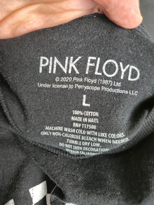 T-shirt Pink Floyd The Dark Side of the Moon Noir Vintage Taille L