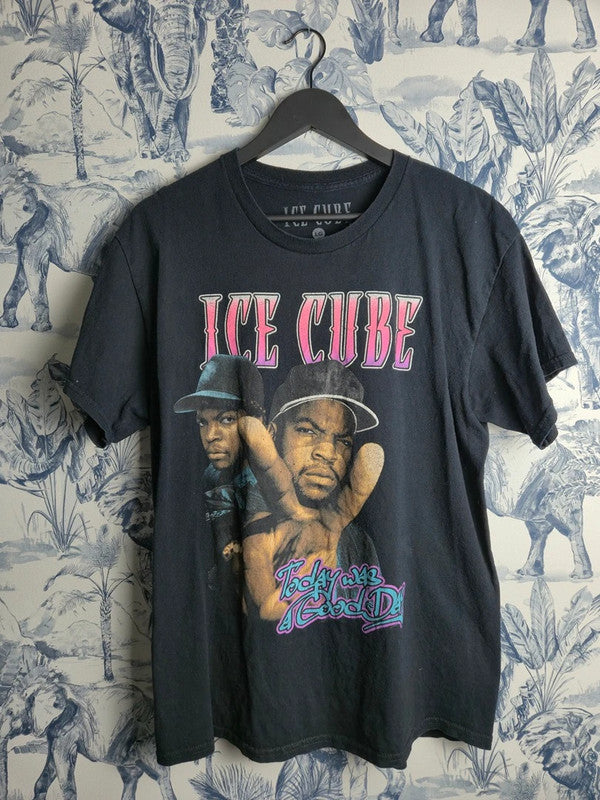 T-shirt Ice Cube Vintage Style Hip Hop Noir Taille L