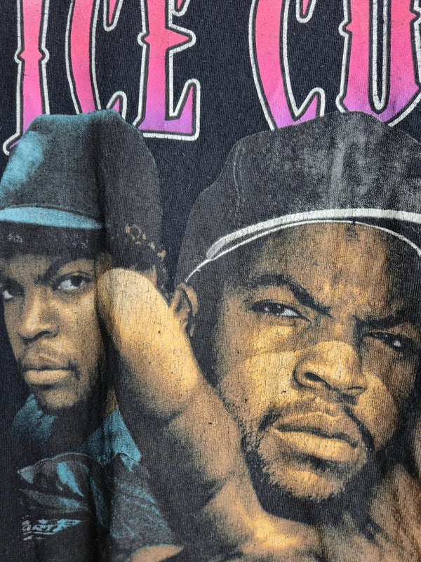 T-shirt Ice Cube Vintage Style Hip Hop Noir Taille L