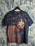 T-shirt Banana Republic Picasso imprimé custom bleached marine S