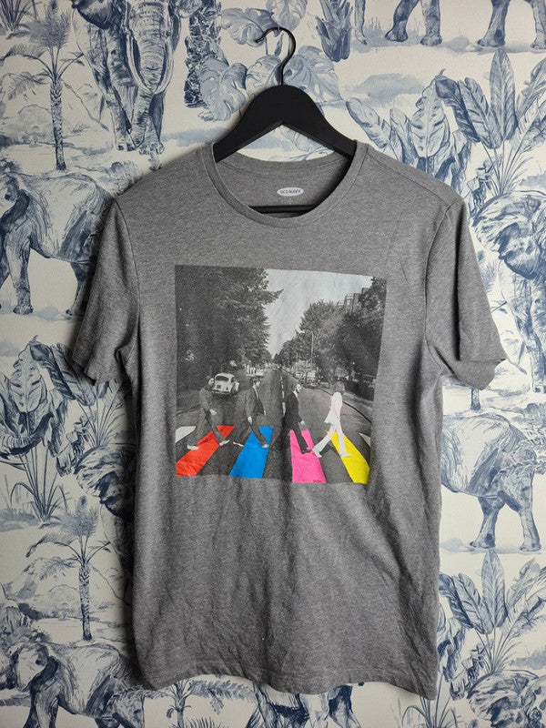 T-shirt Old Navy The Beatles Abbey Road Gris Taille S