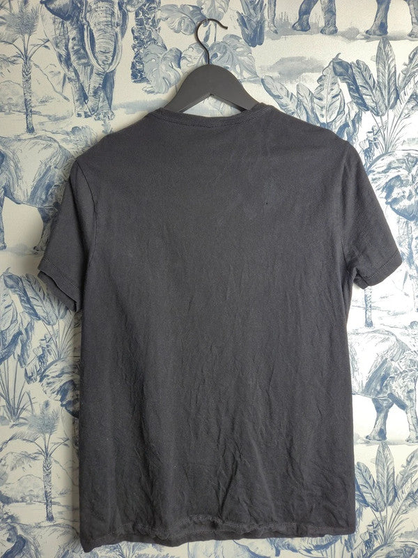 T-shirt imprimé Wu-tang Clan Rza Rap Hip-hop Noir Taille S Vintage