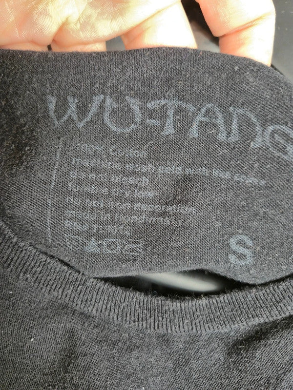 T-shirt imprimé Wu-tang Clan Rza Rap Hip-hop Noir Taille S Vintage