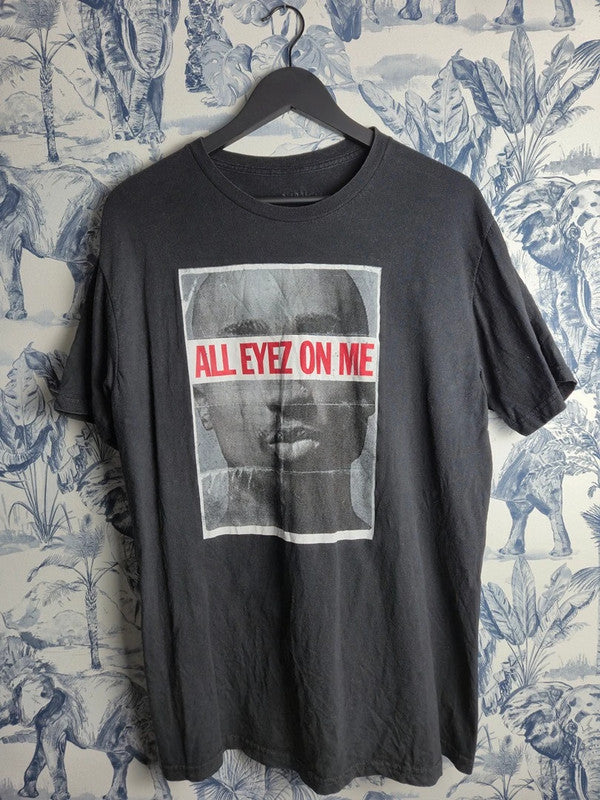 T-shirt 2pac Tupac All Eyez On Me Amaru Vintage Noir Taille Xl