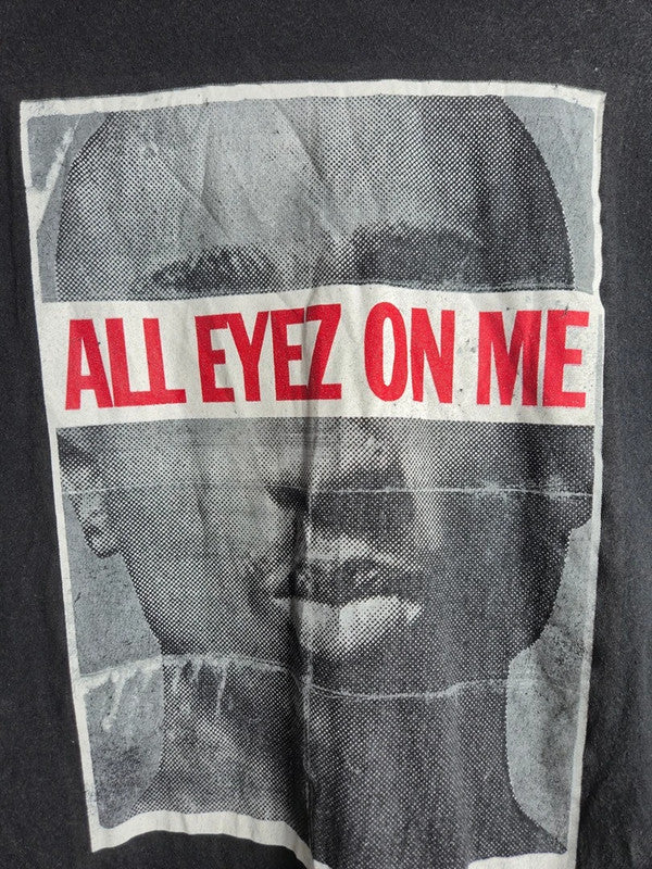 T-shirt 2pac Tupac All Eyez On Me Amaru Vintage Noir Taille Xl