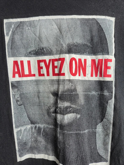 T-shirt 2pac Tupac All Eyez On Me Amaru Vintage Noir Taille Xl