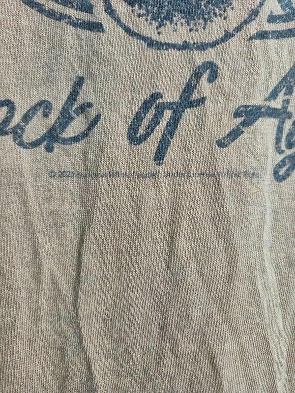 T-shirt Def Leppard Rock Of Ages Style Vintage Marron Taille L
