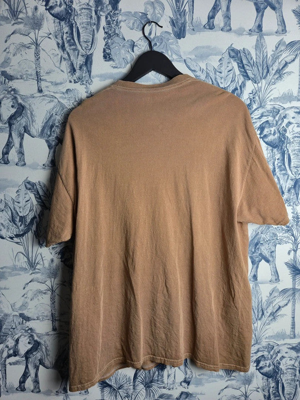 T-shirt Def Leppard Rock Of Ages Style Vintage Marron Taille L